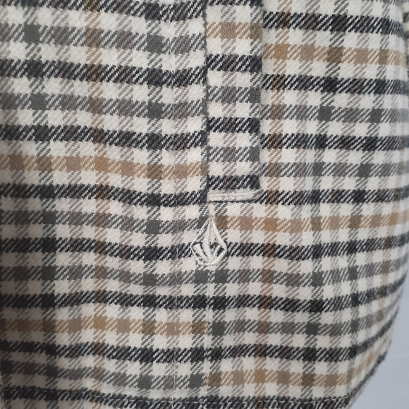 Vintage Volcom Hooded Plaid Shmad Jacket Hoodie - Picture 2 of 13
